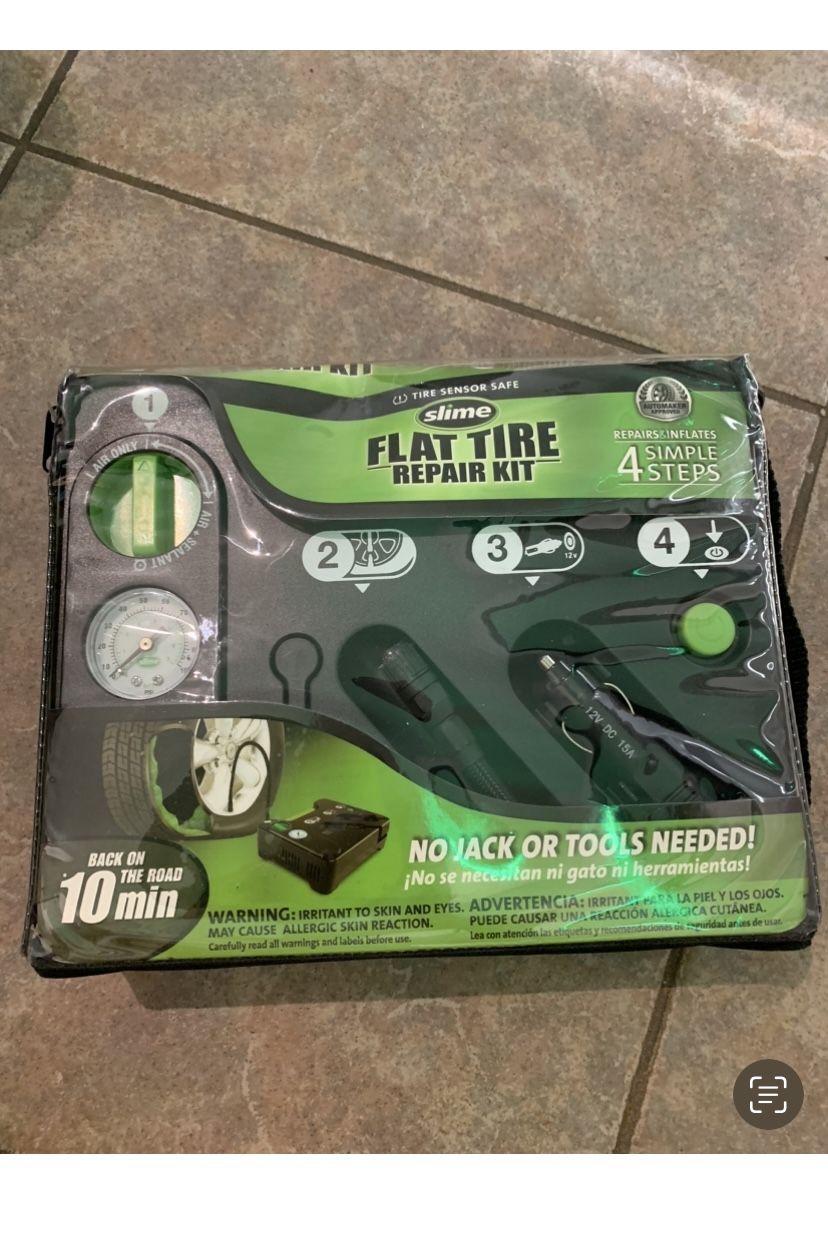 Slime Flat Tire Puncture Emergency relair kit.    (M)