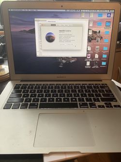 2014 Apple MacBook Air A1502 13" Dual Core i5 1.4 Ghz. 8GB RAM 250GB