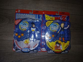 DBZ Dragon Ball Z Vintage Irwin Toys Android 17 Android 18 Vegeta Figures In Box