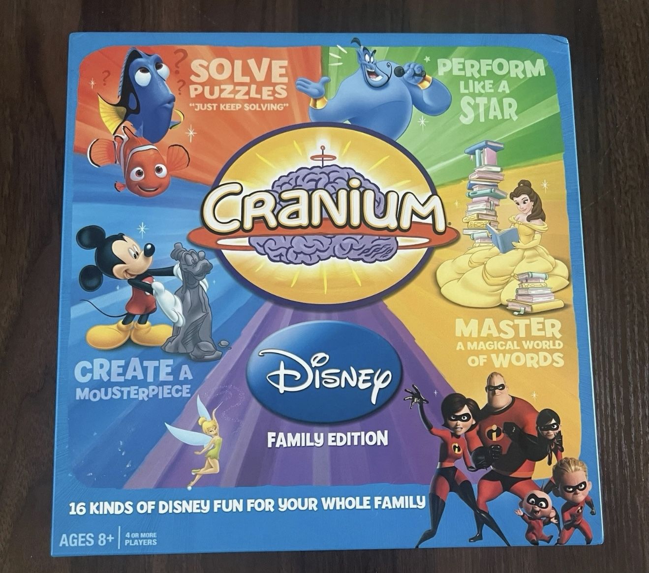 CRANIUM Disney Family Edition Board Game USAopoly Hasbro
