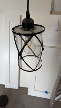 2 pendants from Home Depot