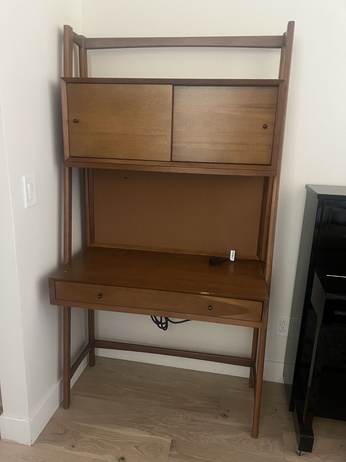 West Elm - Desk - west elm x pbt Mid-Century Smart™ Wall Desk (38") - $400