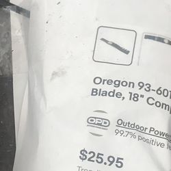 Oregon 93-601 Gator G3 Mower Blade, 18" Compatible with Bobcat