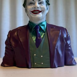 Batman 1989 Joker Bust - Jack Nicholson - Hand Painted Artist Piece