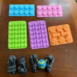 Dog Treat Molds, Shoes & Ball Bundle 