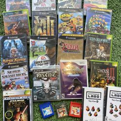 Nintendo Switch, Xbox, Gameboy Color, GameCube, Star Wars, Super Smash Bros Melee, Wind Waker, Halo, Nintendo, Video Games