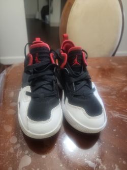 Air Jordan Low-Top Sneakers Black White Red