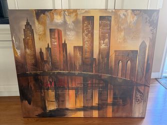Artist Guild of America - Large NYC Skyline Canvas Wall Art