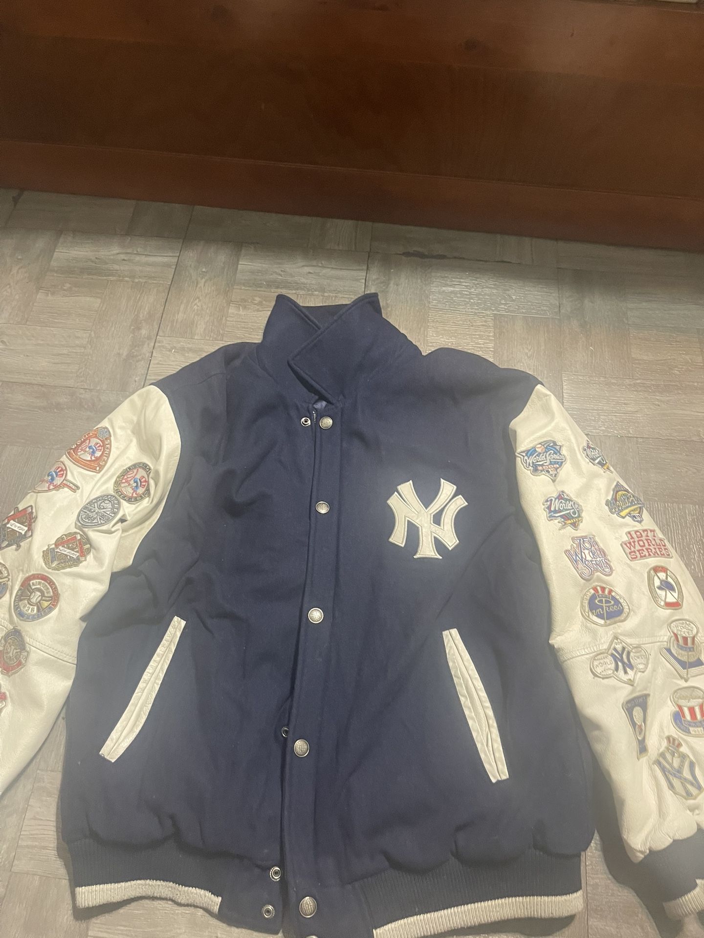 New York Yankees Championship Leather Jacket Size Xl