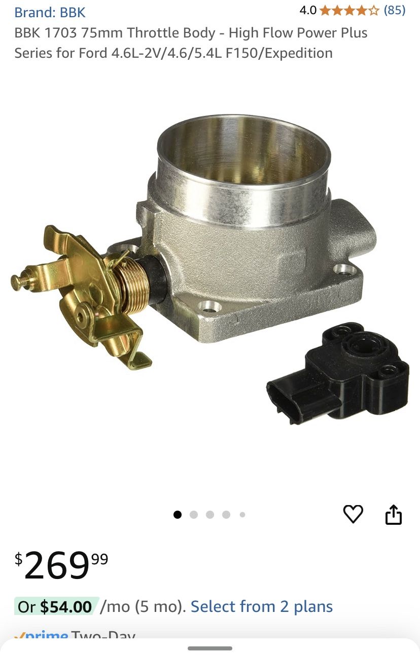 F150 Expedition Bbk Performance Throttle Body 97-03