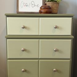 Updated Vintage Six Drawer Dresser
