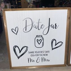 Date Jar Sign