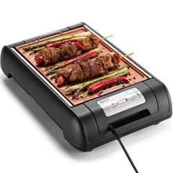 MAGIC MILL 2-in-1 Electric Smokeless Grill Griddle MGB-3300 - Brand New