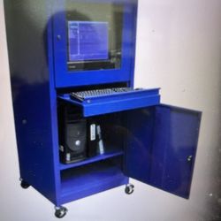 MOBILE Computer Cabinet with  Security Lock & keys