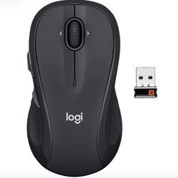 Logitech M510 Wireless Computer Mouse for PC with USB Unifying Receiver - Graphite