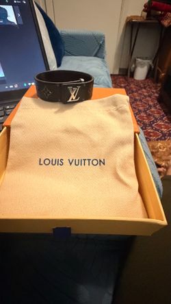 LV belt and LV bracelet