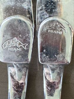 Lee’s Miami - Pair of Stainless Lay Down Hooks