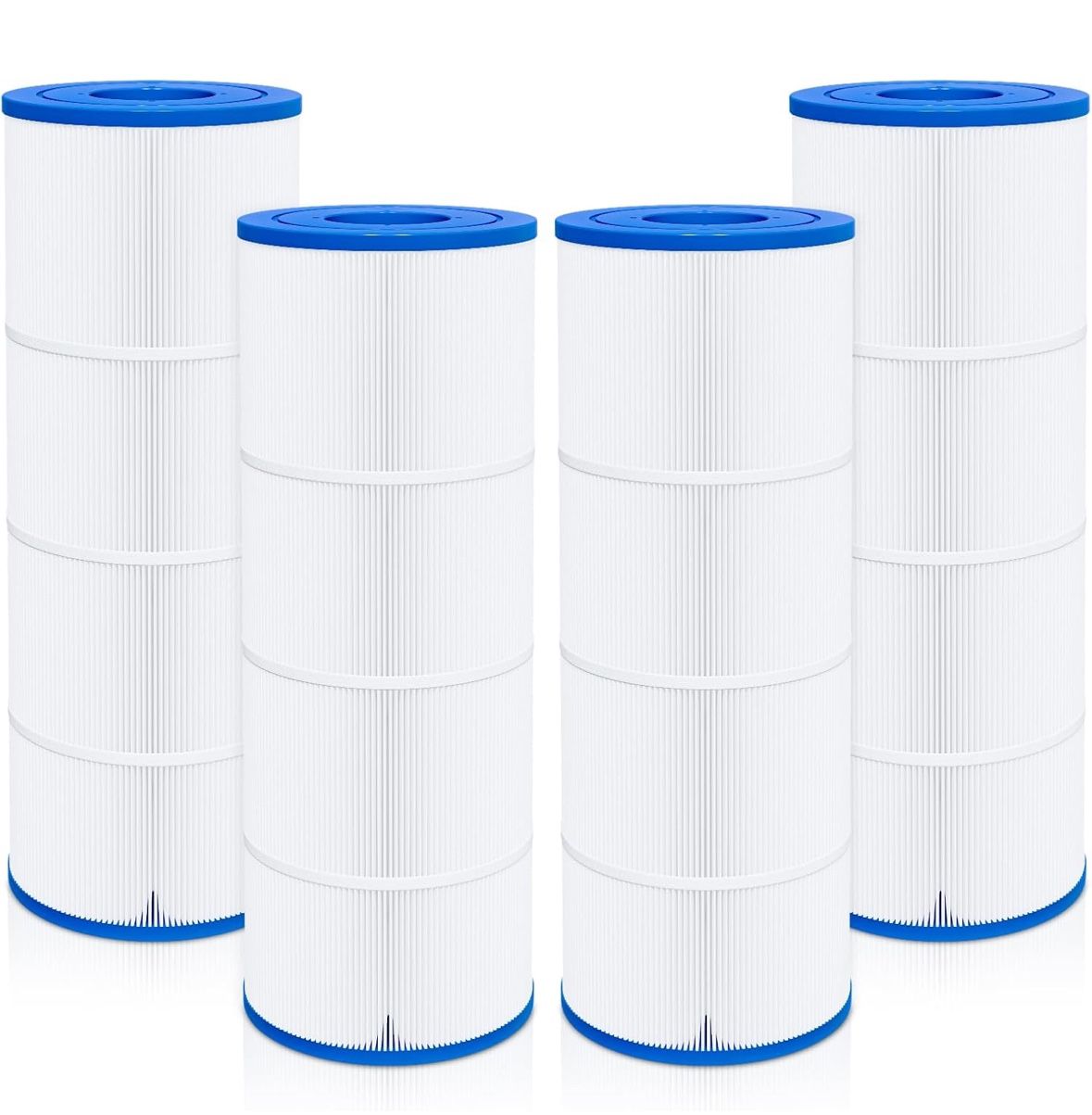 Future Way 4 Pack 20 Inch X 7 Inch Replacement Pool Filters Cartridges