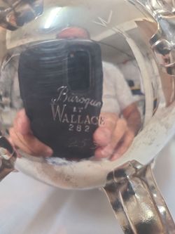 Wallace baroque #282 silver plated coffee pot