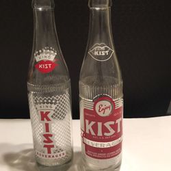 Vintage Kist Beverages and King Kist Beverages 10 Fl. Oz. In Excellent Condition