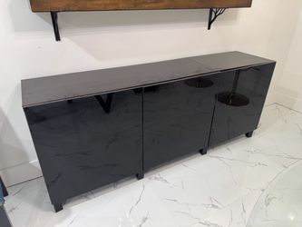 Black buffet
