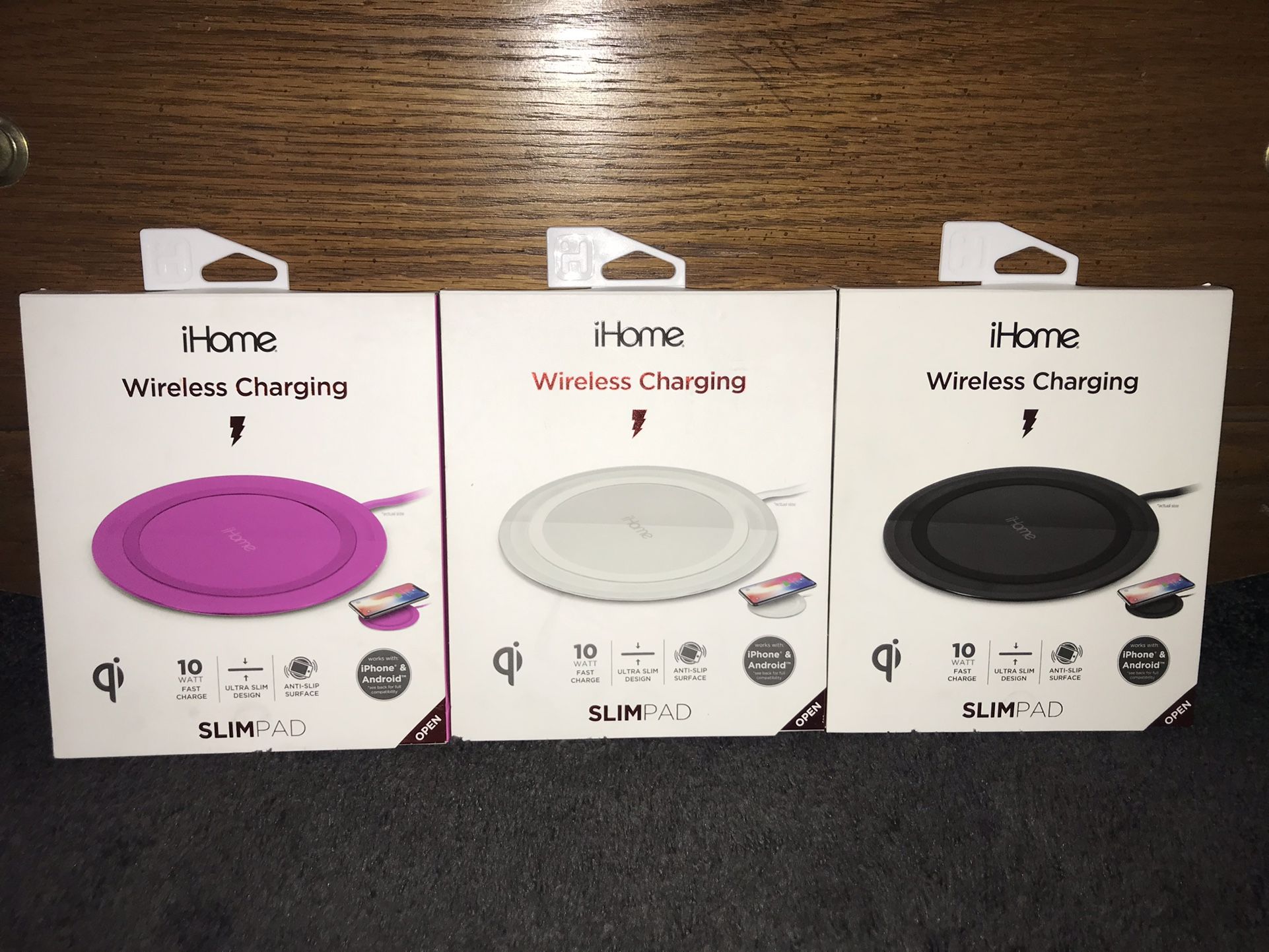 iHome Wireless Charging Pads