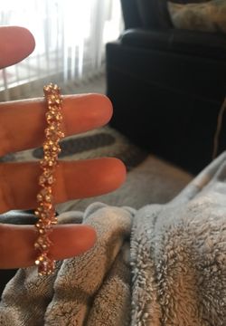 Kids gold filled heart bracelet