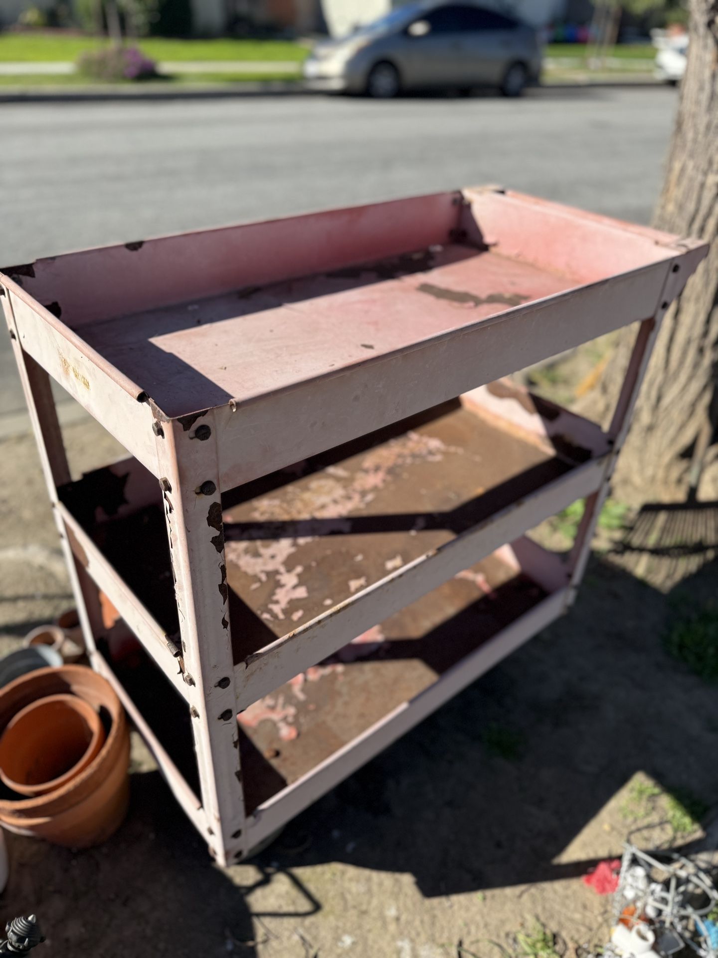 Heavy Duty Metal Utility Cart