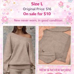 Cozy Off Shoulder Sweater