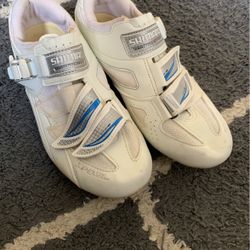 SHIMANO Women's WR41 Road Bike Shoes Used In Spin Class 