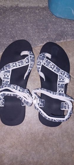 Geometric Pattern Strappy Sandals Size 41(10)