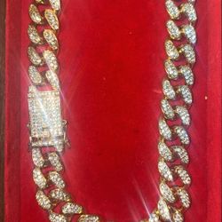 Cuban Choker Gold Plated 