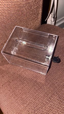 Clear Money Lock Box