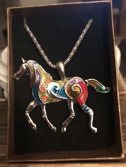 Horse Pendant Necklace