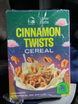 2024 Taco Bell Cinnamon Twist Cereal (Uber Eats Collaboration)