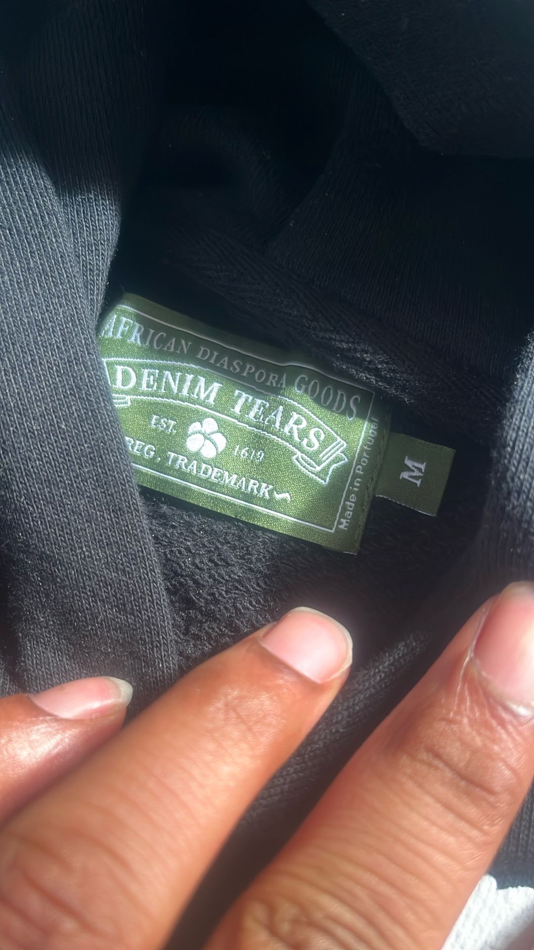 Black Denim Tears Hoodie