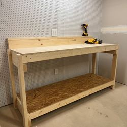 Workshop Workbenches And Storage Shelving