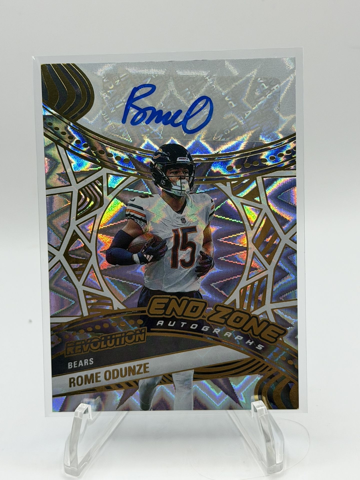 Rome Odunze End Zone Autograph Numbered /50