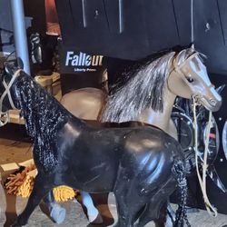 Horses 12inches Tall 16 Long Nice Hair