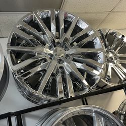 26 Inch Chrome Wheels Rims Tires 26” 26s