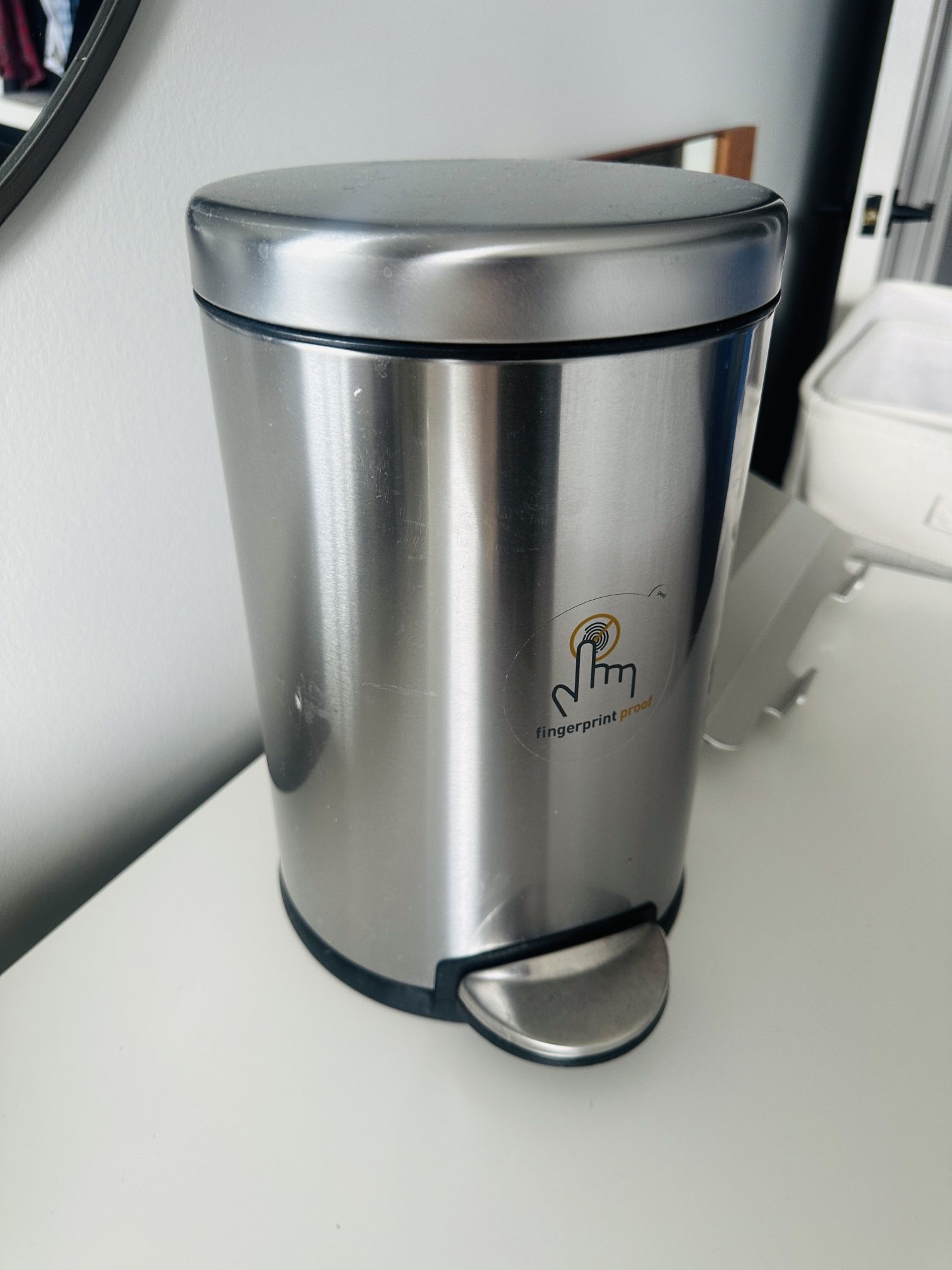 Bathroom Step Trash Can