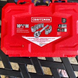 10 Piece Craftsman Socket Set 