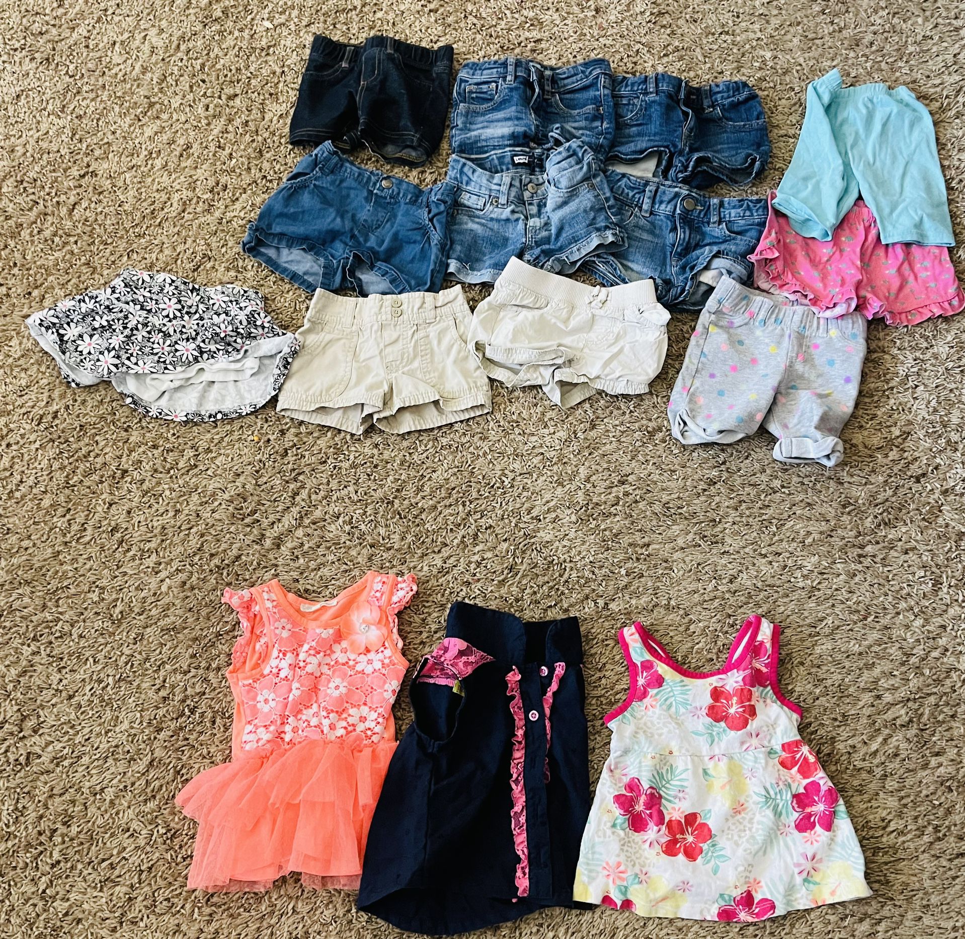 Toddler Shorts And Shirt Lot Size 2T 