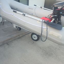 dinghy boat with motor