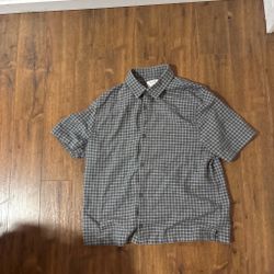 Hollister Short Sleeve Plaid Button-Up Shirt