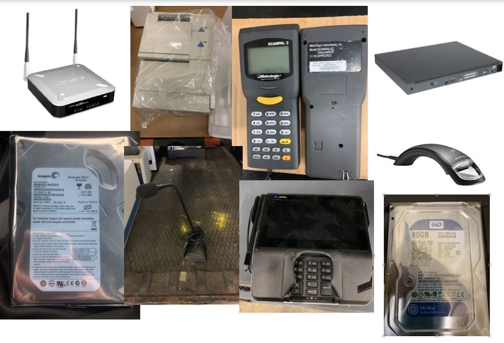 Electronics for Sale! Computers, Hard Drives, Cisco, Verifone, POS Machines - Message For Pricing!