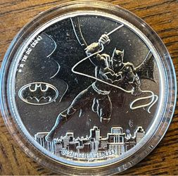 1 oz Silver 2024 Samoa DC Comics Batman BU