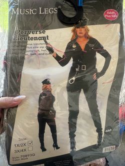 Music Legs Perverse Lieutenant Costume Plus Size 1X/2X