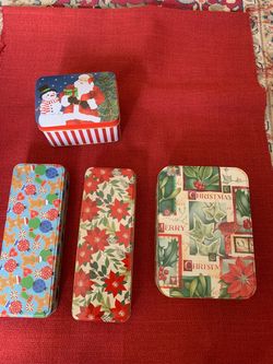 Holiday Metal Tins