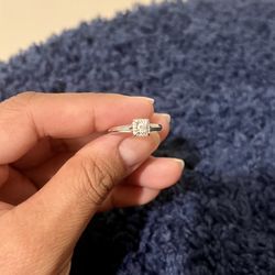White Gold Engagement Ring $300